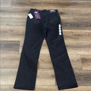 Gloria Vanderbilt Black Straight Sequin Pants  NWT